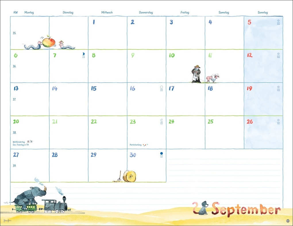 Weitere Ansicht: Helme Heine: Monatsplaner 2027 | Helme Heine