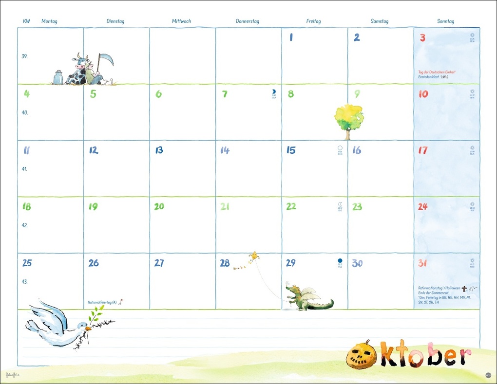 Weitere Ansicht: Helme Heine: Monatsplaner 2027 | Helme Heine