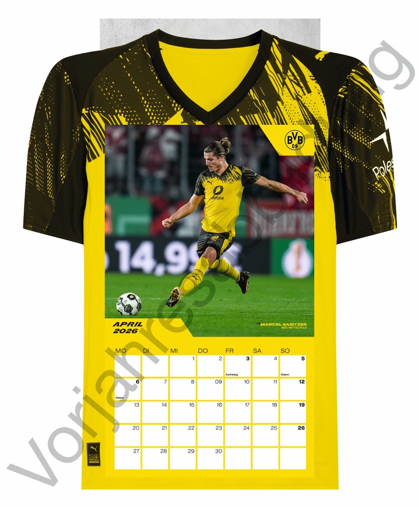 Weitere Ansicht: BVB Trikotkalender 2027