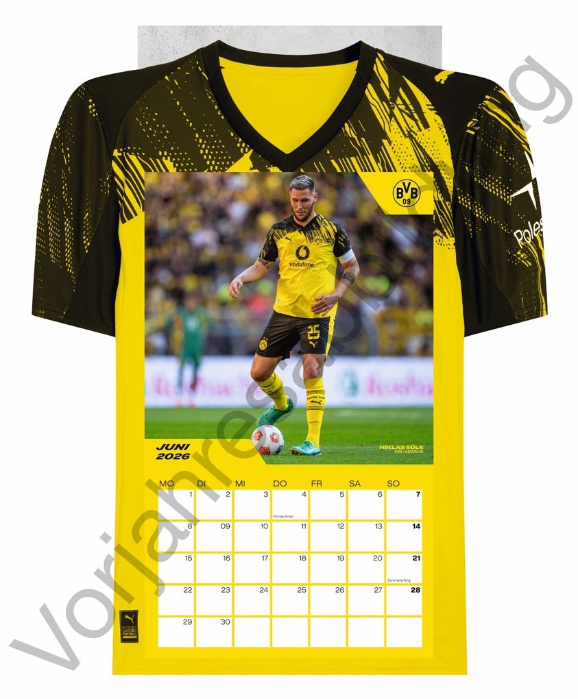 Weitere Ansicht: BVB Trikotkalender 2027