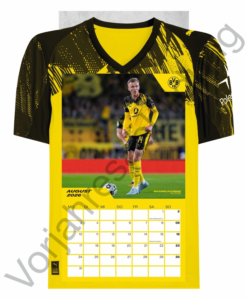 Weitere Ansicht: BVB Trikotkalender 2027