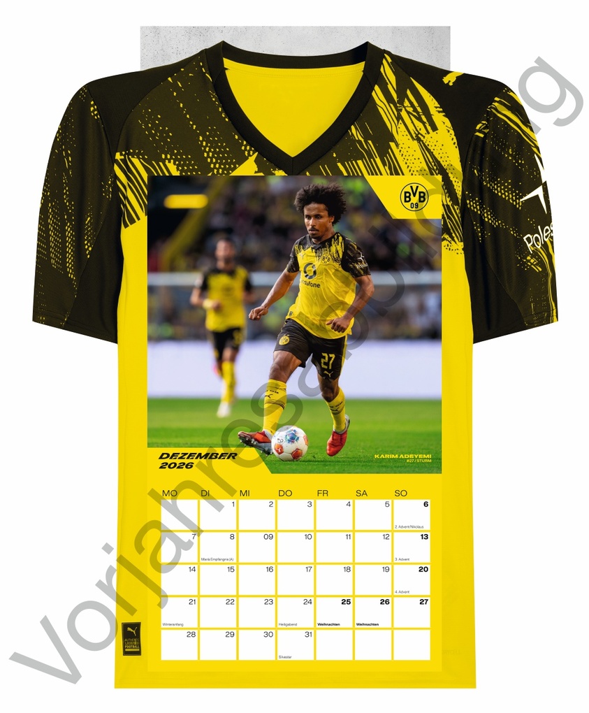 Weitere Ansicht: BVB Trikotkalender 2027