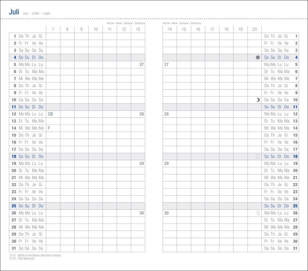 Weitere Ansicht: Leporello, schwarz Kalender 2027
