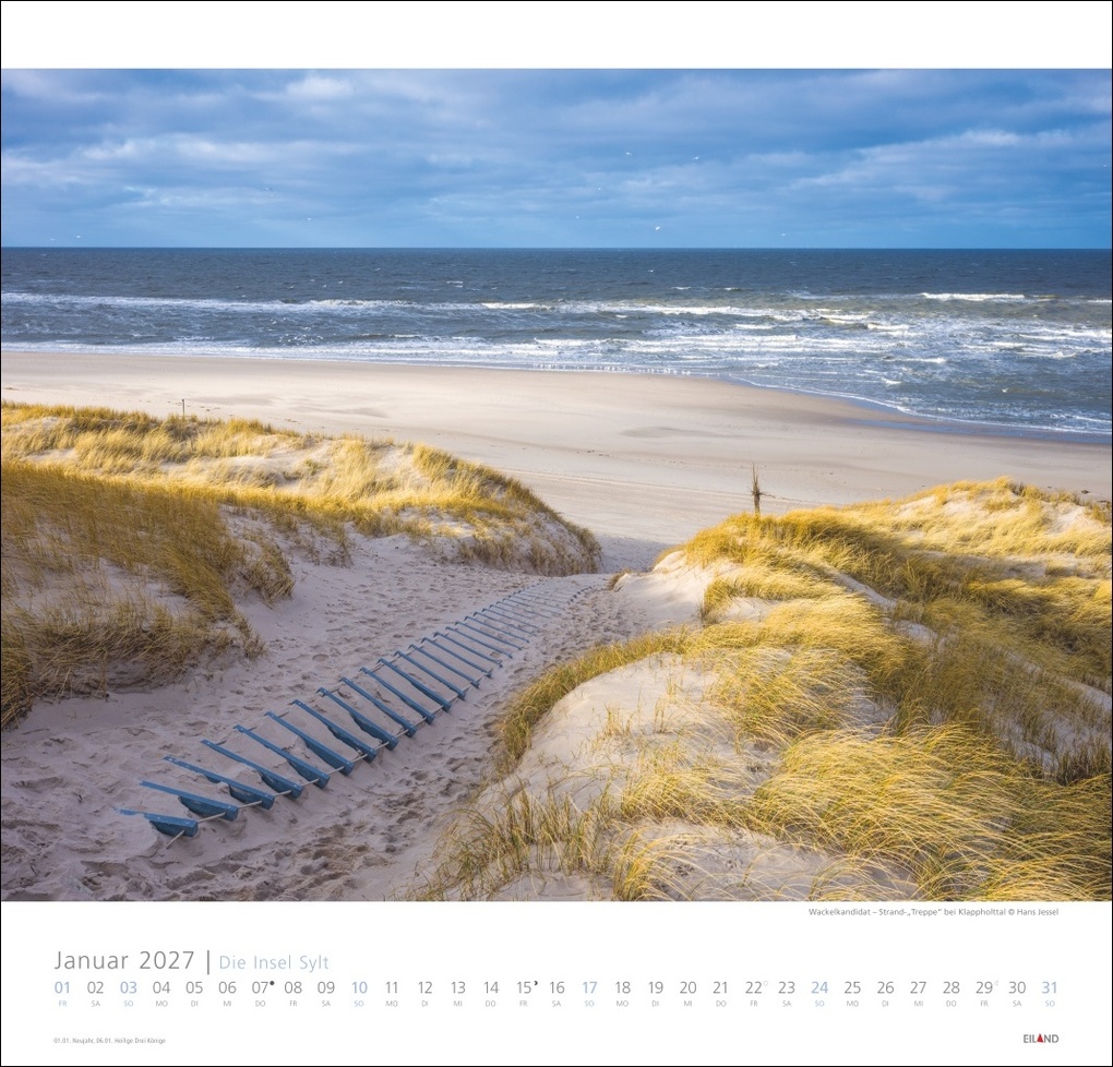 Weitere Ansicht: Die Insel Sylt Edition Kalender 2027 - Hans Jessel