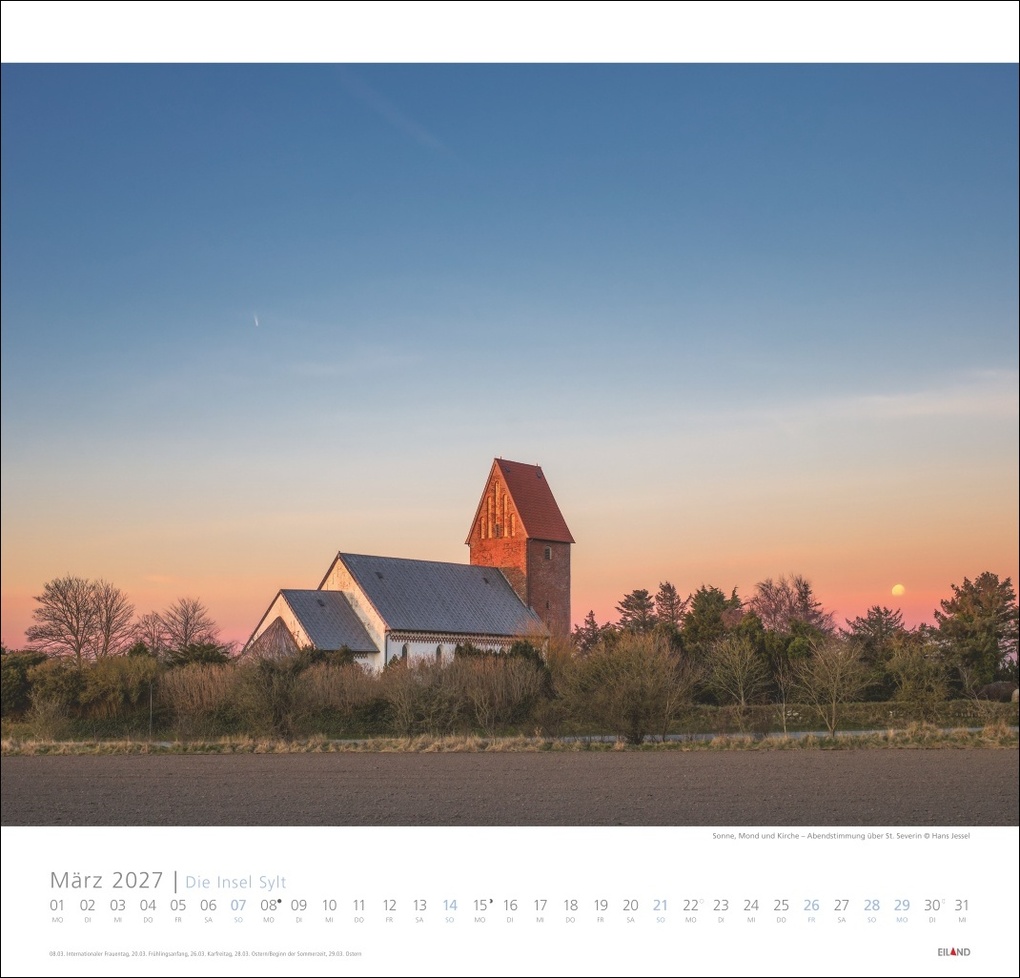 Weitere Ansicht: Die Insel Sylt Edition Kalender 2027 - Hans Jessel