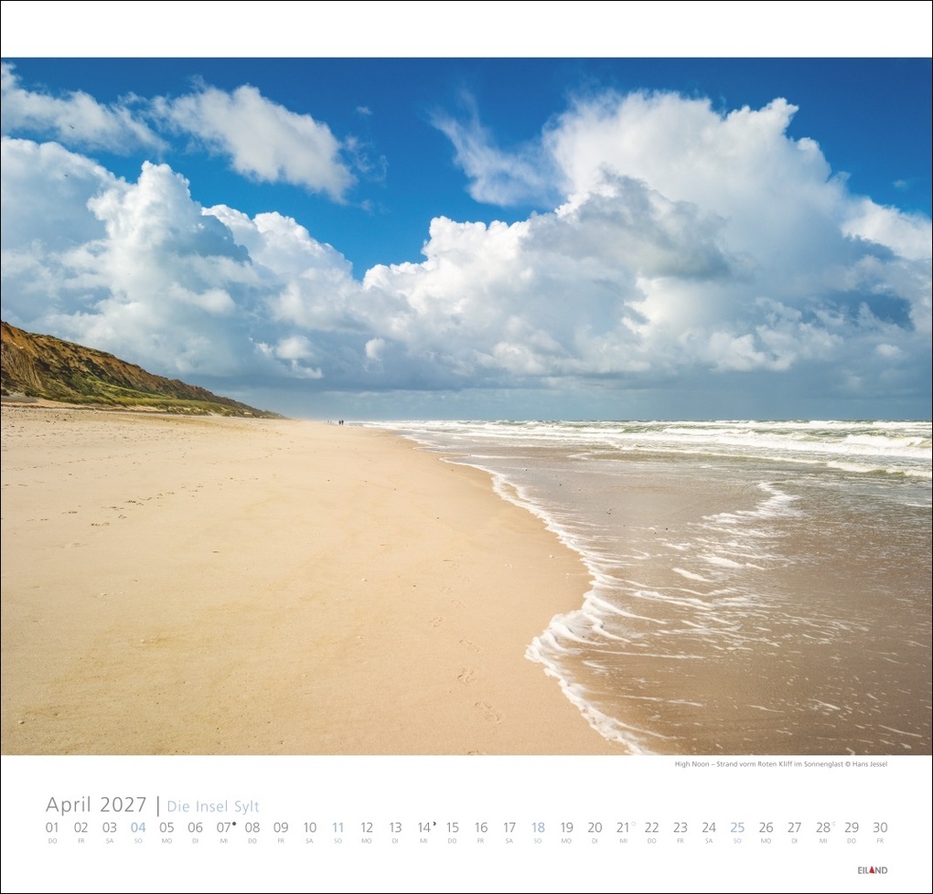 Weitere Ansicht: Die Insel Sylt Edition Kalender 2027 - Hans Jessel