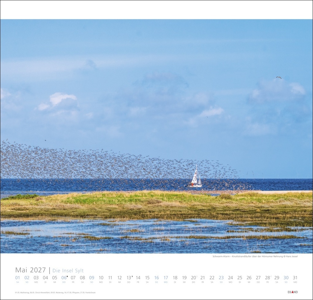 Weitere Ansicht: Die Insel Sylt Edition Kalender 2027 - Hans Jessel