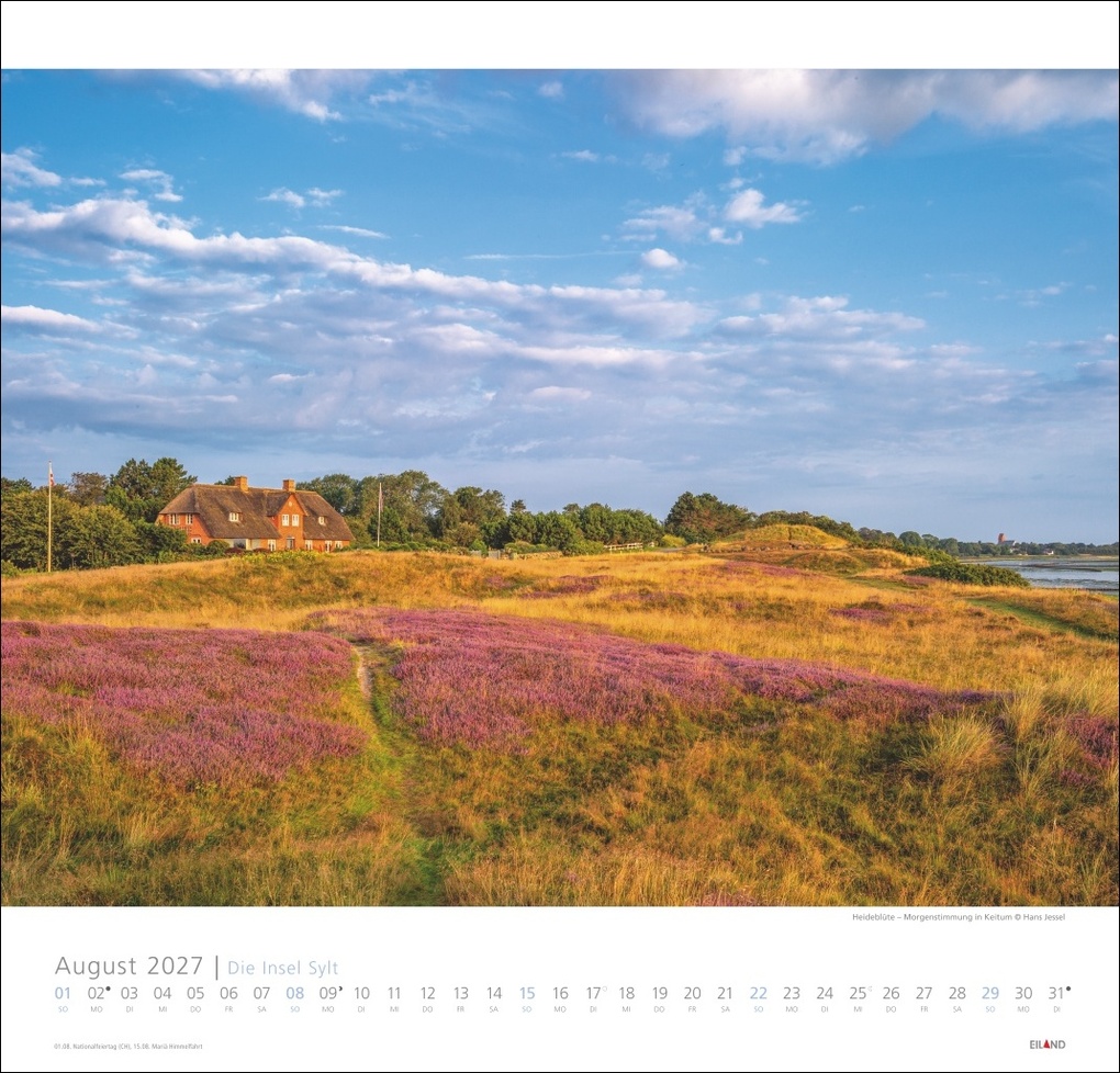 Weitere Ansicht: Die Insel Sylt Edition Kalender 2027 - Hans Jessel
