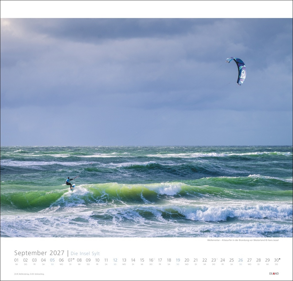 Weitere Ansicht: Die Insel Sylt Edition Kalender 2027 - Hans Jessel
