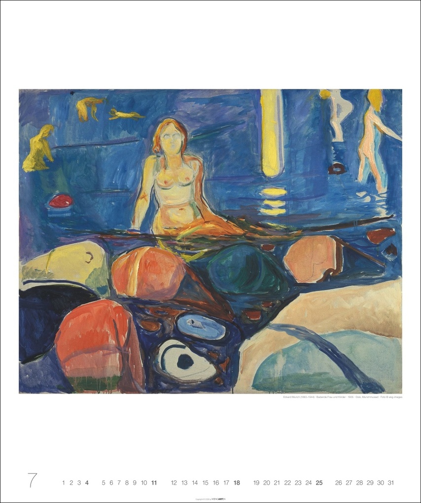 Weitere Ansicht: Edvard Munch Edition Kalender 2027 | Edvard Munch