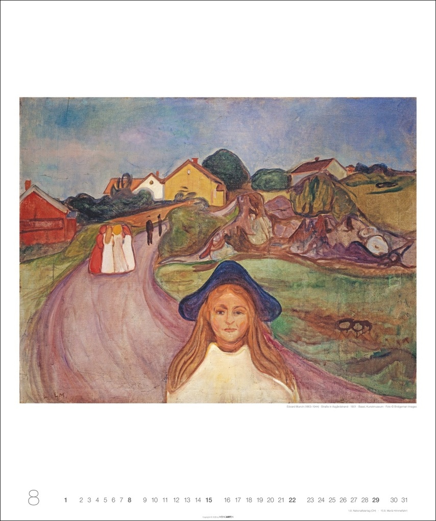 Weitere Ansicht: Edvard Munch Edition Kalender 2027 | Edvard Munch