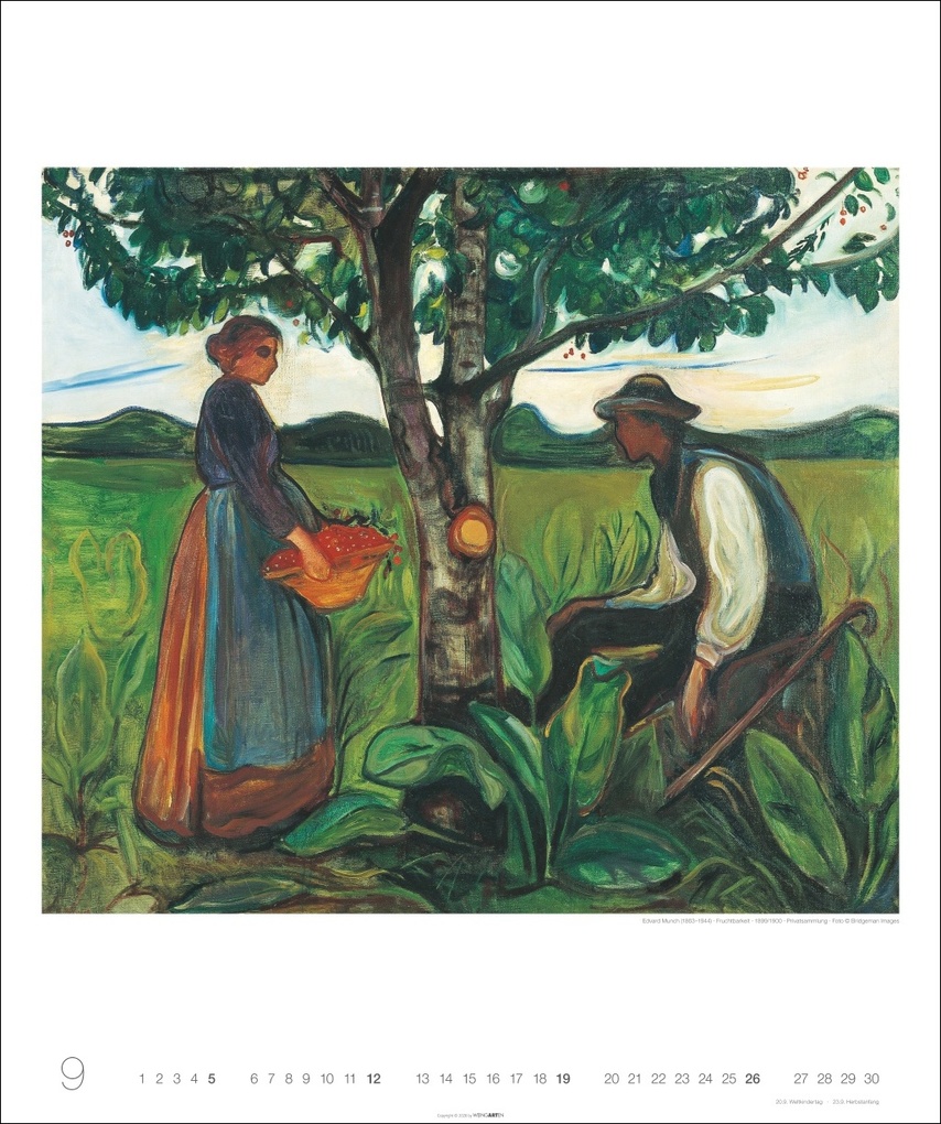 Weitere Ansicht: Edvard Munch Edition Kalender 2027 | Edvard Munch