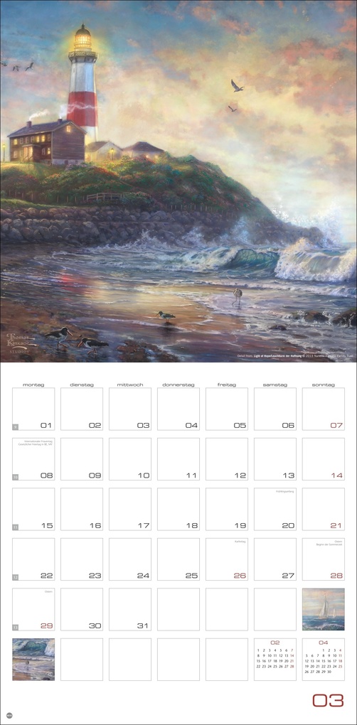 Weitere Ansicht: Thomas Kinkade: Land of Light Broschurkalender 2027 | Thomas Kinkade