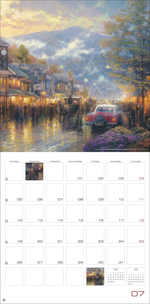 Weitere Ansicht: Thomas Kinkade: Land of Light Broschurkalender 2027 | Thomas Kinkade