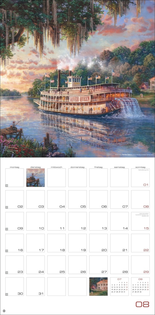 Weitere Ansicht: Thomas Kinkade: Land of Light Broschurkalender 2027 | Thomas Kinkade