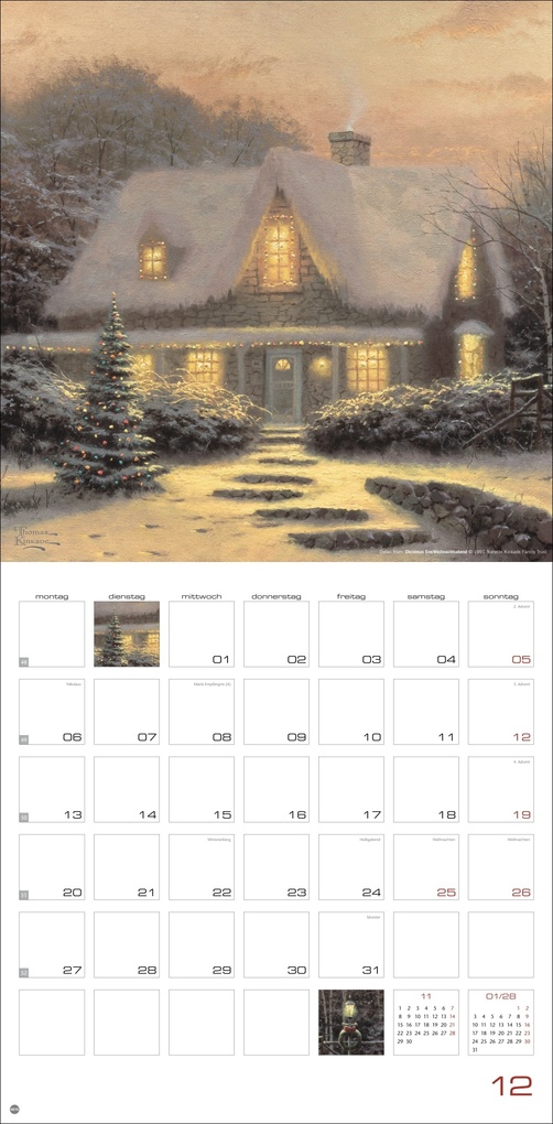 Weitere Ansicht: Thomas Kinkade: Land of Light Broschurkalender 2027 | Thomas Kinkade