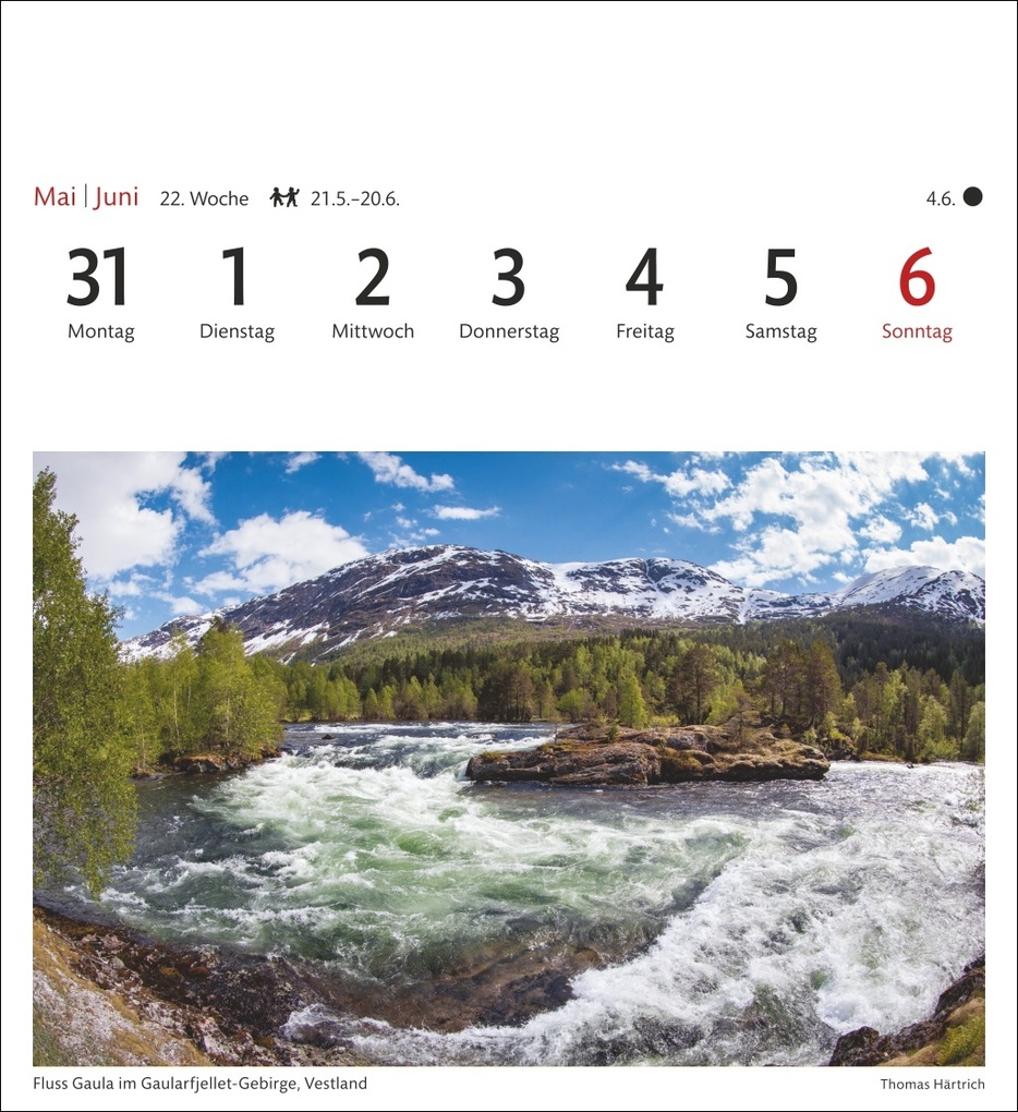 Weitere Ansicht: Norwegen Sehnsuchtskalender 2027 - Wochenkalender mit 53 Postkarten