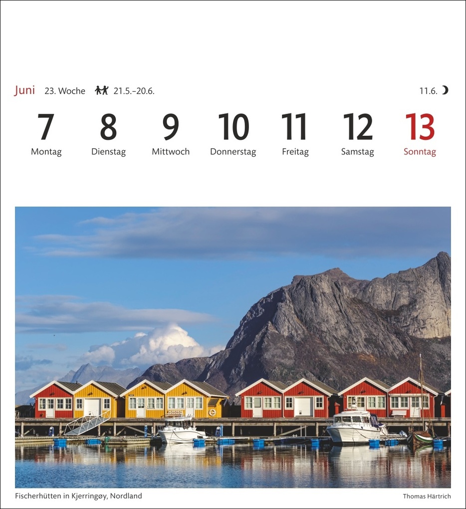 Weitere Ansicht: Norwegen Sehnsuchtskalender 2027 - Wochenkalender mit 53 Postkarten
