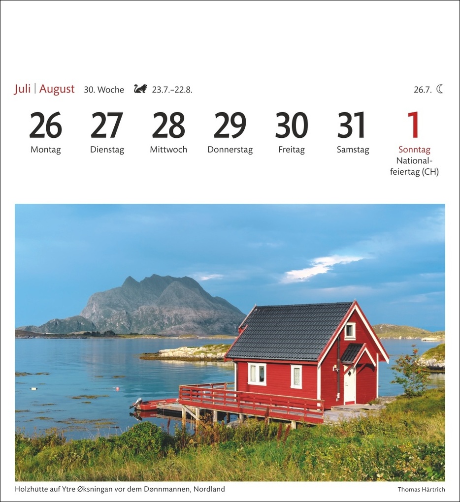 Weitere Ansicht: Norwegen Sehnsuchtskalender 2027 - Wochenkalender mit 53 Postkarten