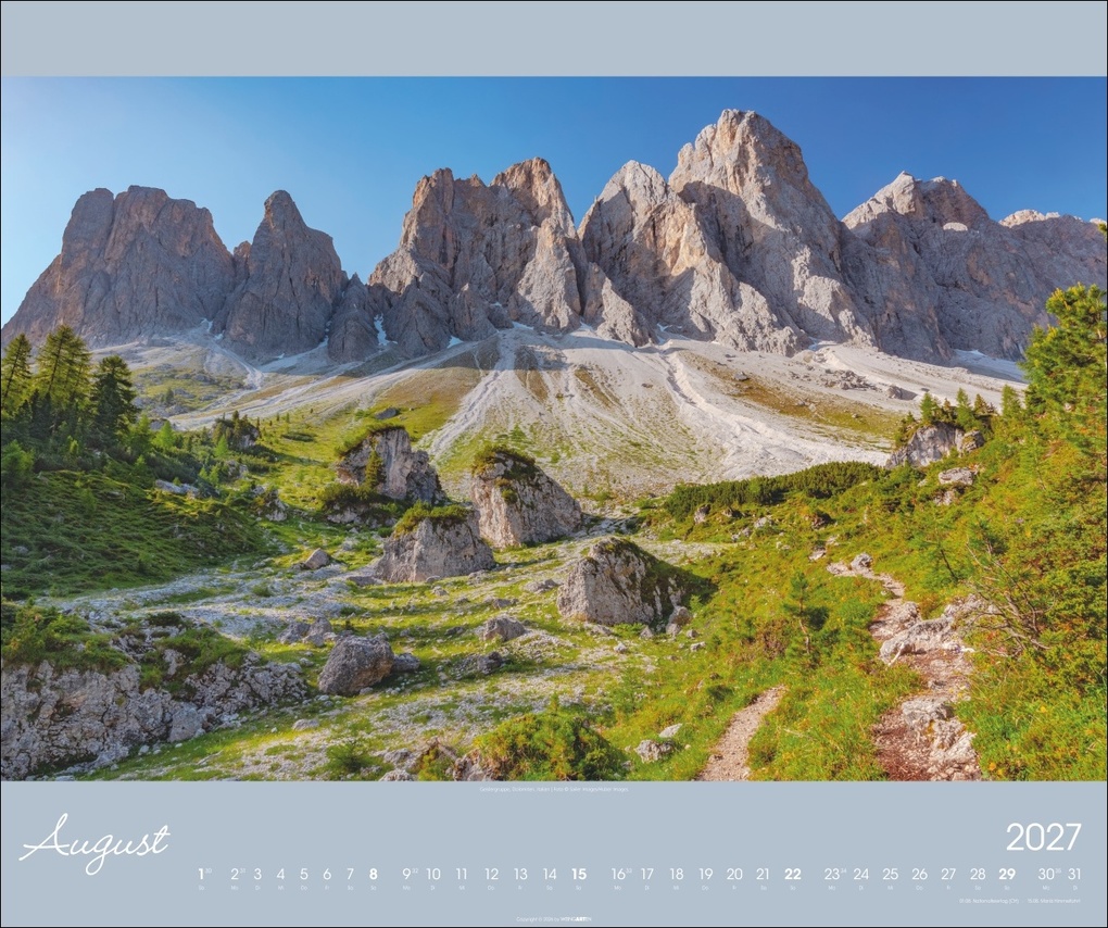 Weitere Ansicht: Alpen im Licht Kalender 2027