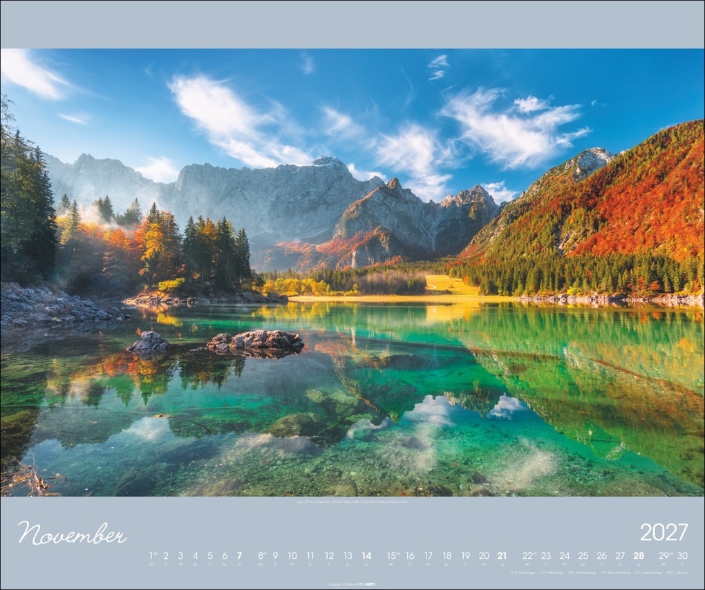 Weitere Ansicht: Alpen im Licht Kalender 2027