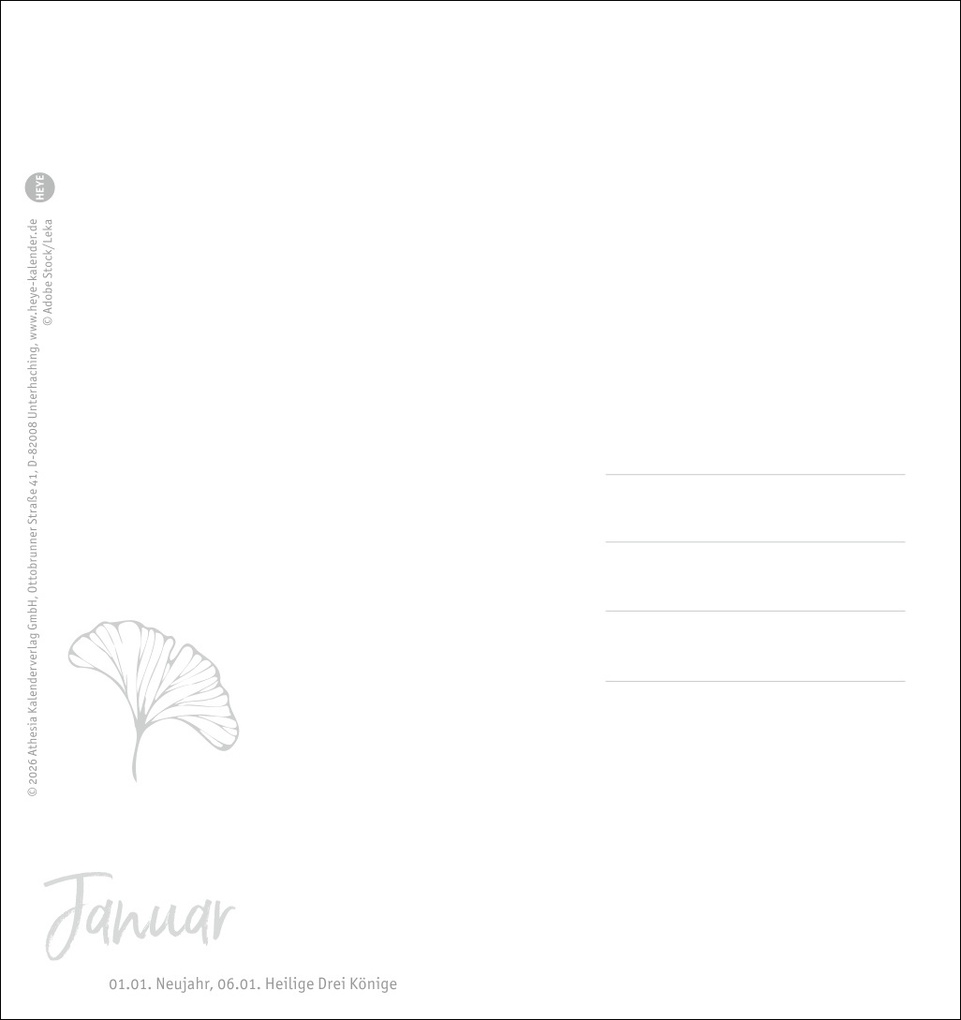 Weitere Ansicht: Augenblicke voller Zuversicht Postkartenkalender 2027