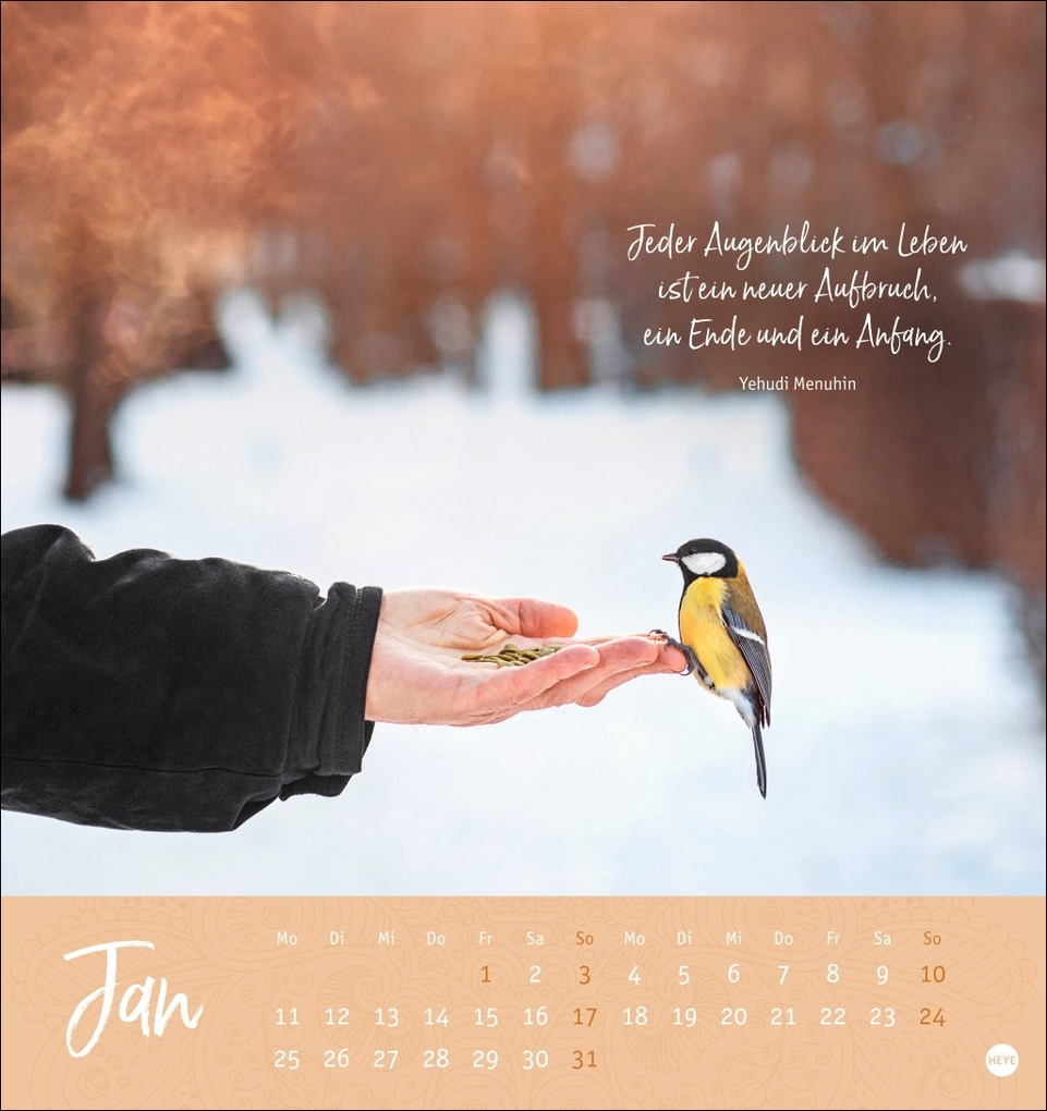 Weitere Ansicht: Augenblicke voller Zuversicht Postkartenkalender 2027