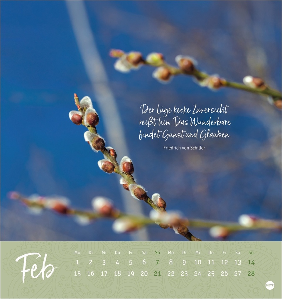 Weitere Ansicht: Augenblicke voller Zuversicht Postkartenkalender 2027