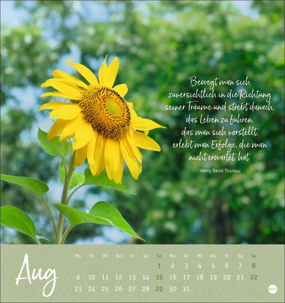 Weitere Ansicht: Augenblicke voller Zuversicht Postkartenkalender 2027