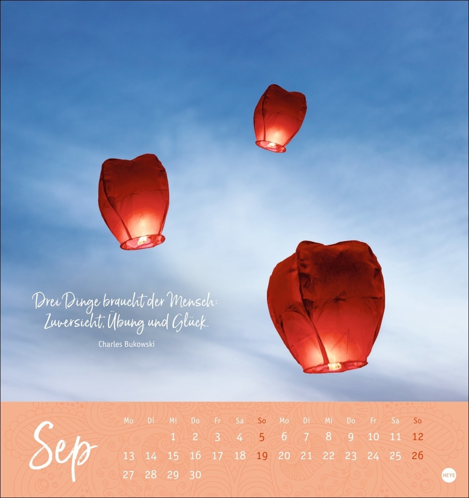 Weitere Ansicht: Augenblicke voller Zuversicht Postkartenkalender 2027