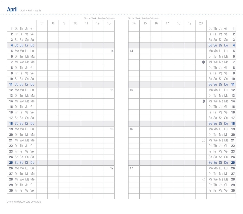 Weitere Ansicht: Monats-Taschenkalender, schwarz 2027