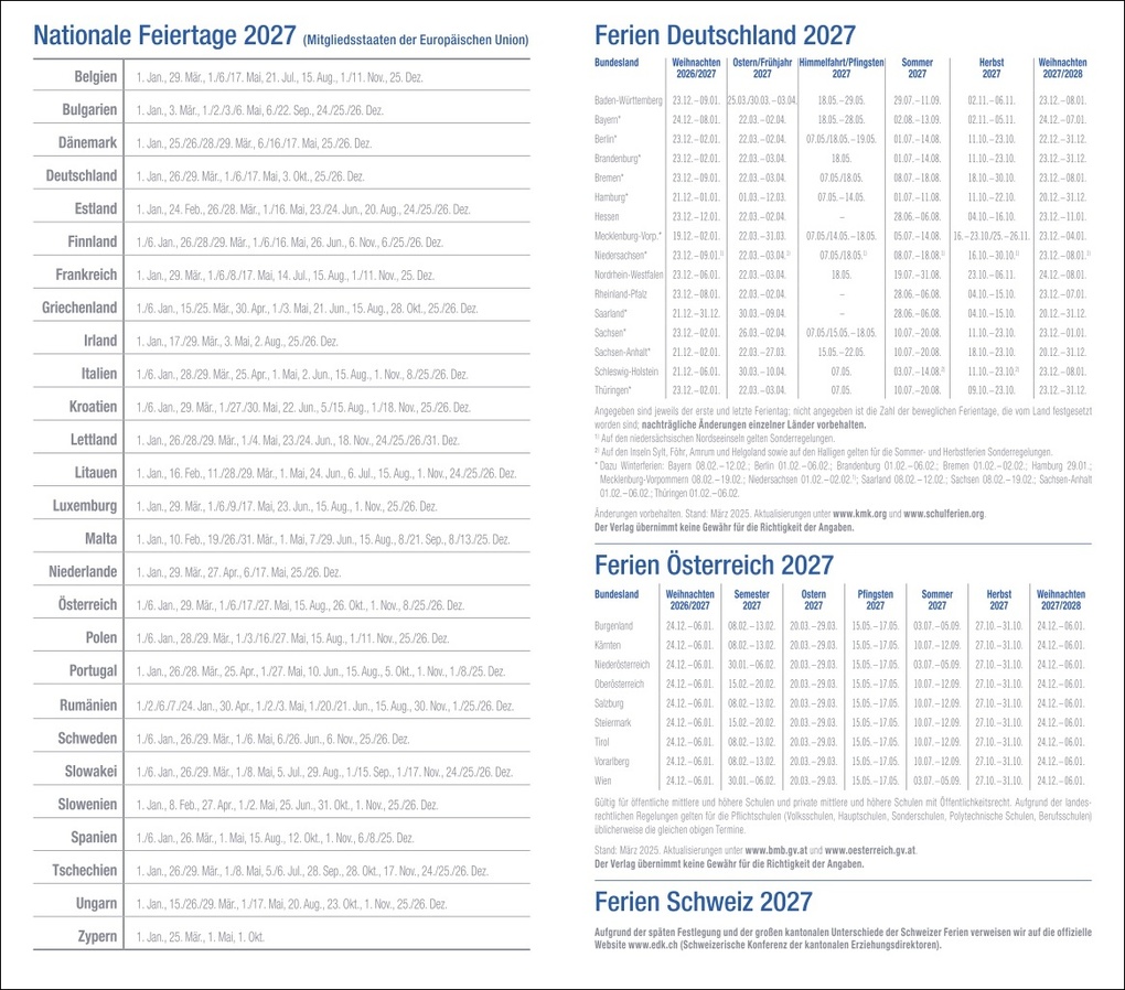 Weitere Ansicht: Monats-Taschenkalender, schwarz 2027