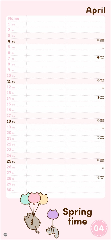 Weitere Ansicht: Pusheen Planer für zwei 2027