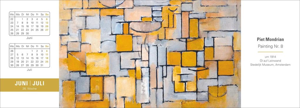 Weitere Ansicht: Die Welt der Kunst Premium-Tischplaner 2027 - Wochenkalender mit 53 Meisterwerken