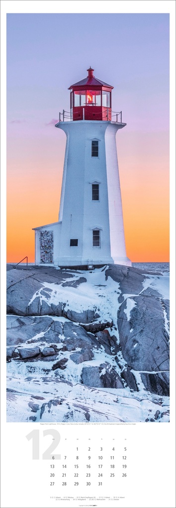 Weitere Ansicht: Leuchttürme Kalender 2027