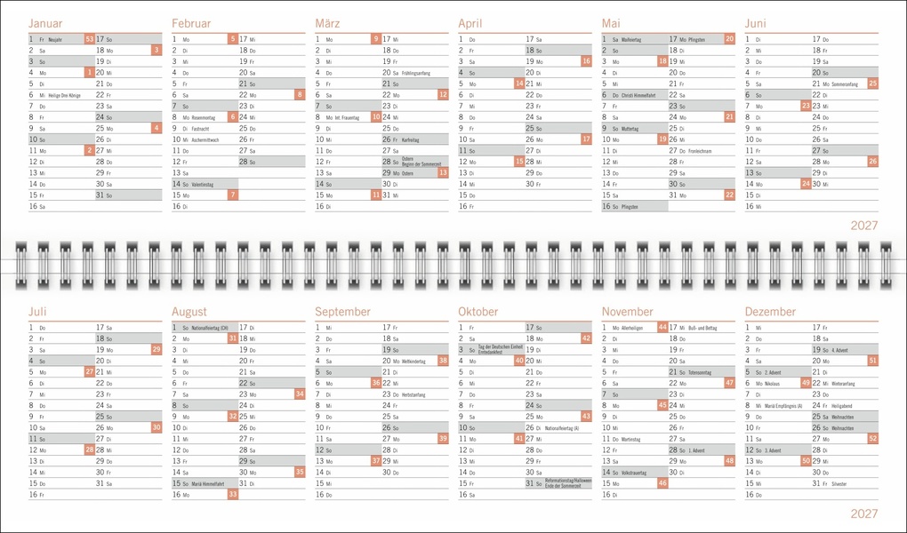 Weitere Ansicht: Hannah Dale : Wochenquerplaner 2027 | Hannah Dale