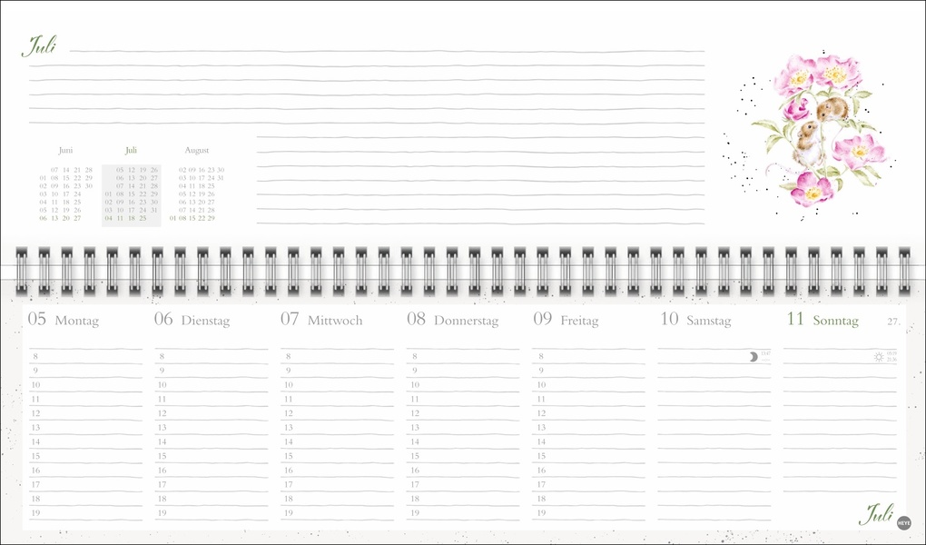 Weitere Ansicht: Hannah Dale : Wochenquerplaner 2027 | Hannah Dale
