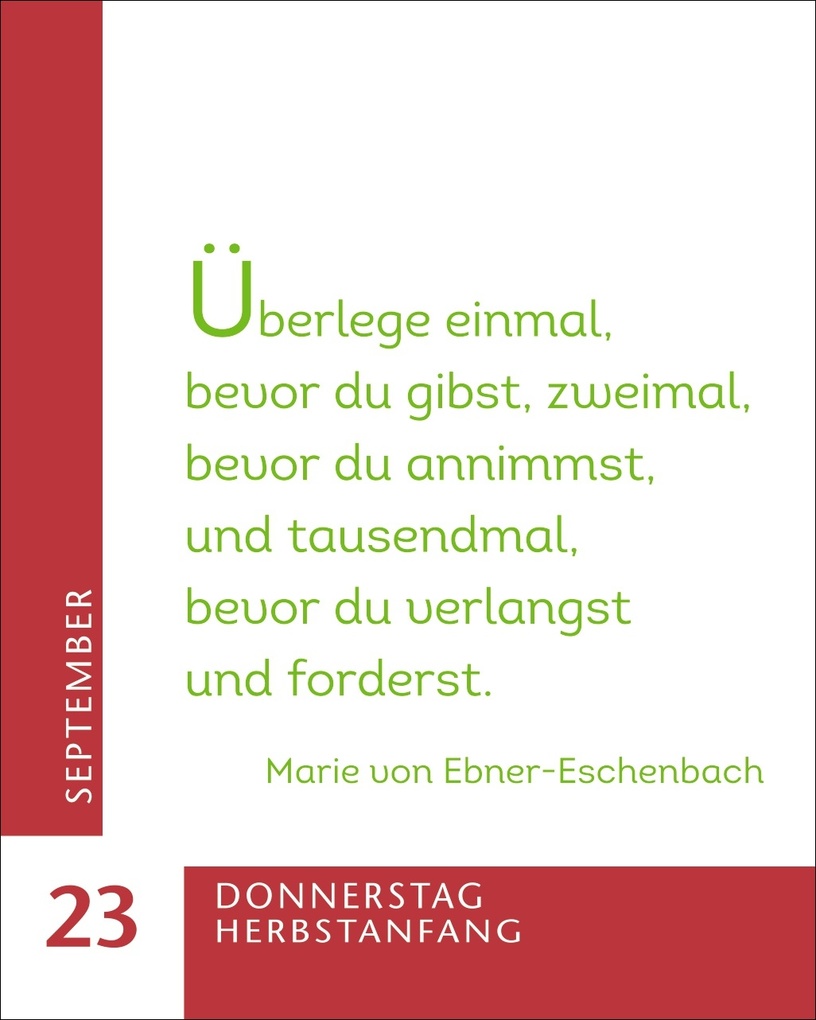 Weitere Ansicht: 365 Zitate von Frauen Mini-Geschenkkalender 2027 | Julia Linne