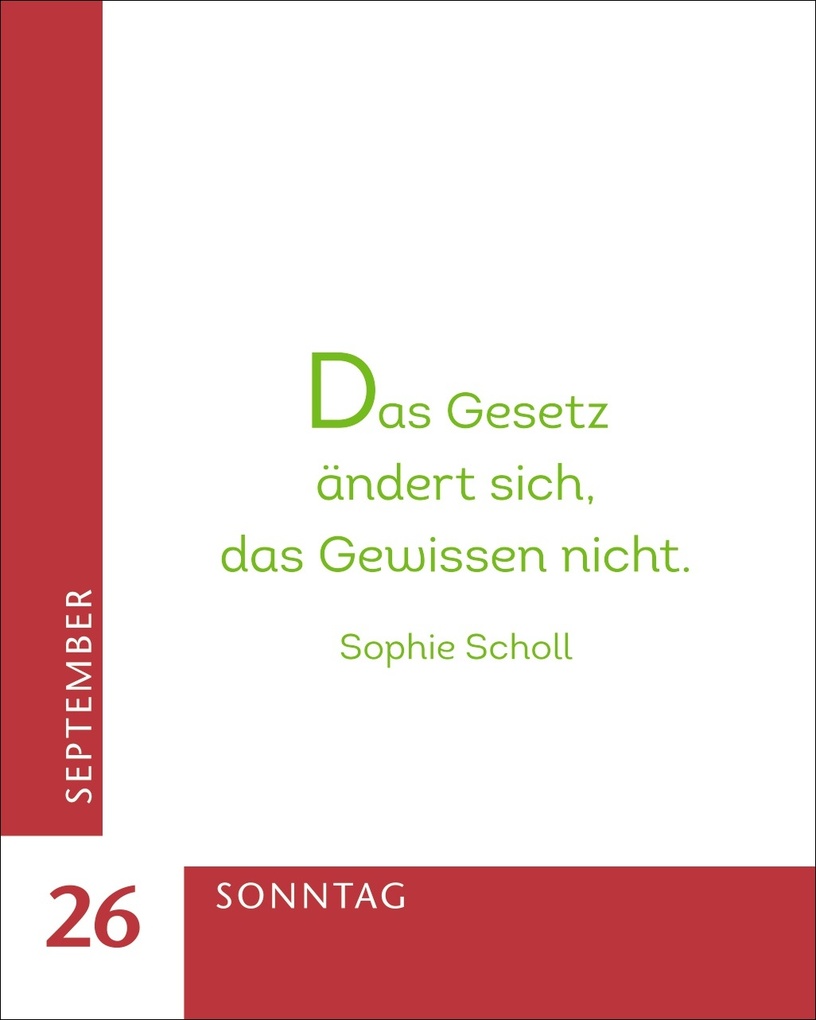 Weitere Ansicht: 365 Zitate von Frauen Mini-Geschenkkalender 2027 | Julia Linne