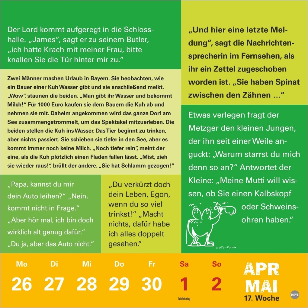 Weitere Ansicht: Witze fürs Klo Kalender 2027