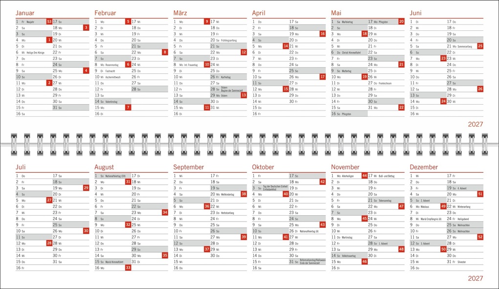 Weitere Ansicht: Peanuts Wochenquerplaner 2027