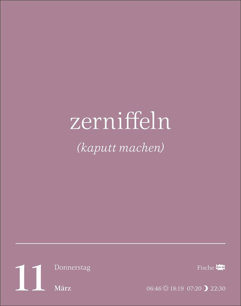Weitere Ansicht: Duden Vergessene Wortschätze Tagesabreißkalender 2027 | Maik Goth