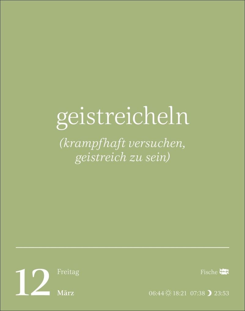 Weitere Ansicht: Duden Vergessene Wortschätze Tagesabreißkalender 2027 | Maik Goth