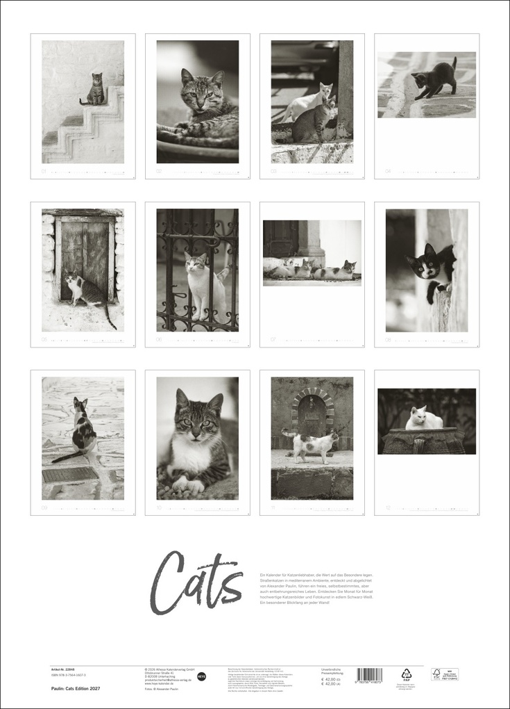 Weitere Ansicht: Cats Edition Kalender 2027
