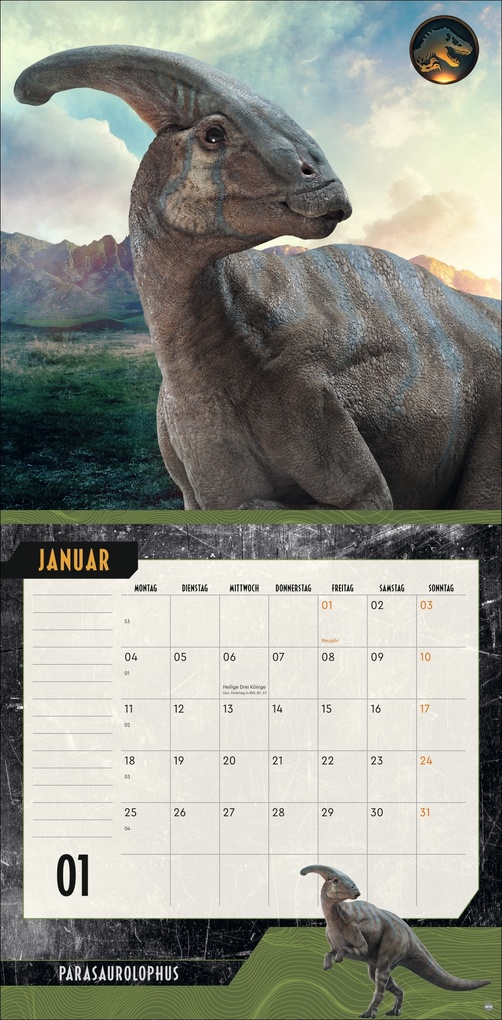 Weitere Ansicht: Jurassic World Broschurkalender 2027
