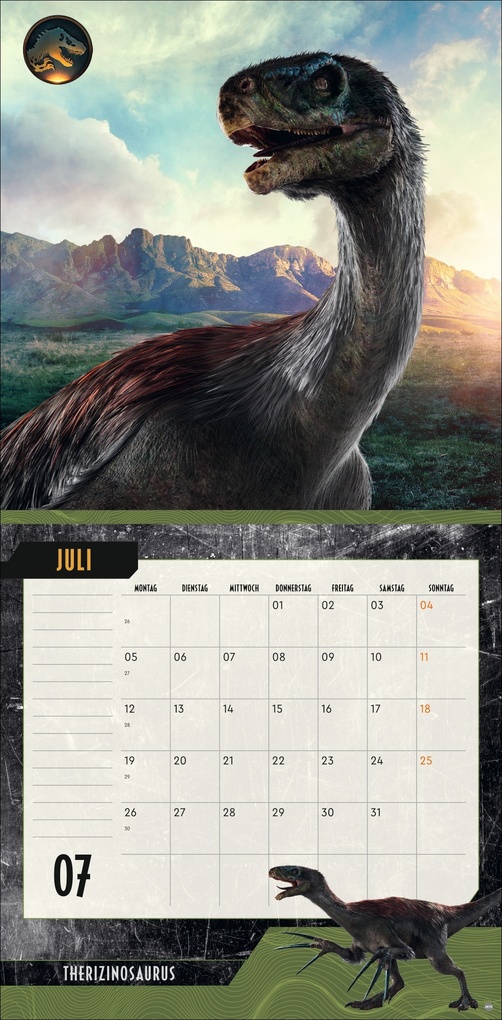 Weitere Ansicht: Jurassic World Broschurkalender 2027