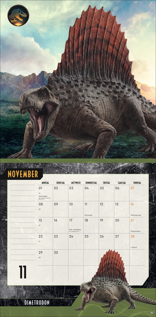 Weitere Ansicht: Jurassic World Broschurkalender 2027