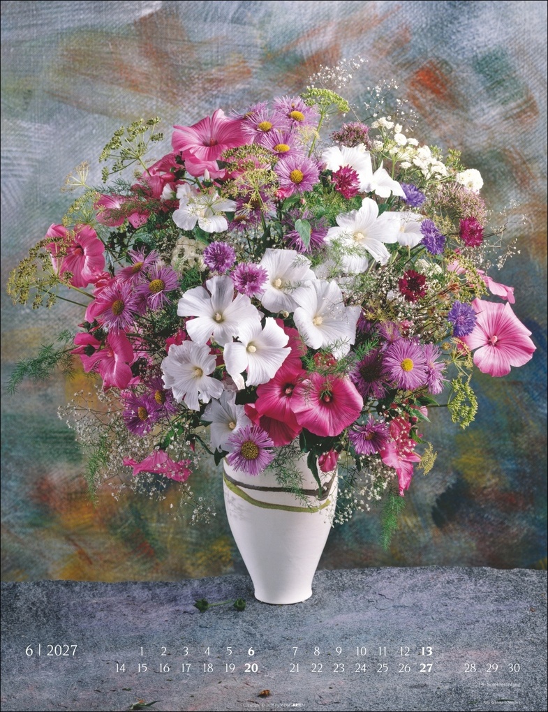 Weitere Ansicht: Die schönsten Blumensträuße Kalender 2027