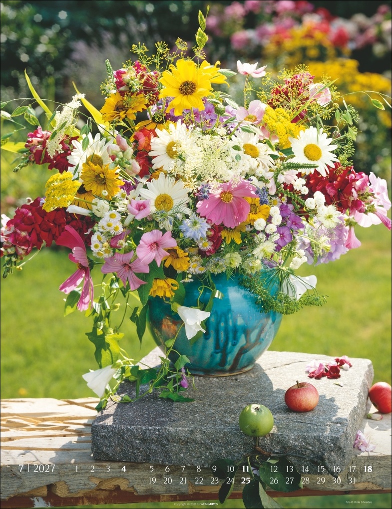 Weitere Ansicht: Die schönsten Blumensträuße Kalender 2027