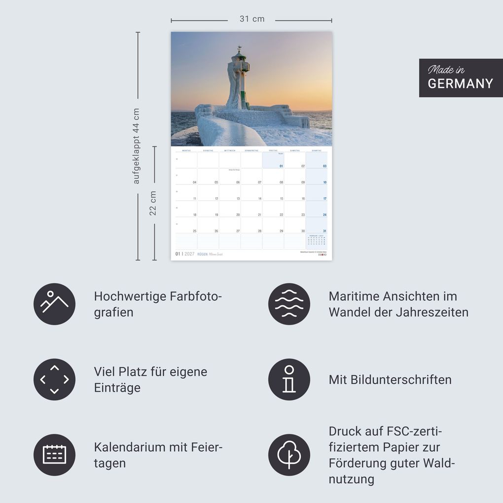 Weitere Ansicht: Rügen ...meine Insel Kalender 2027